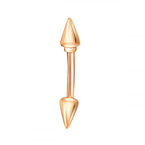 Серьга для пирсинга из золота 