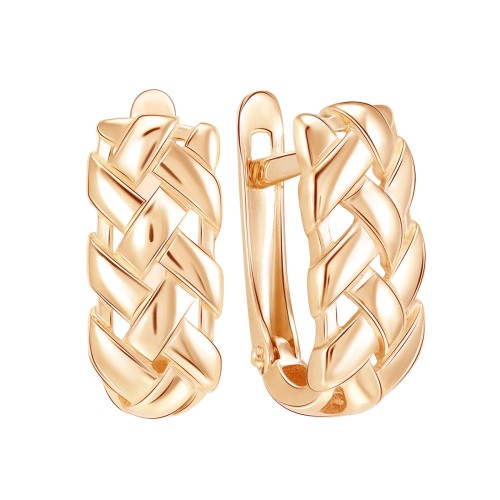 Золотые cерьги классические