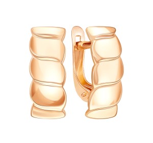 Золотые cерьги классические