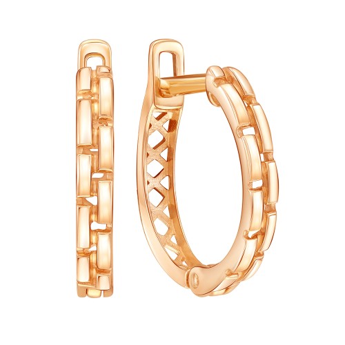 Золотые cерьги классические