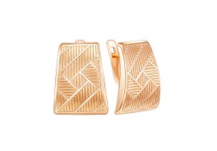 Золотые cерьги классические