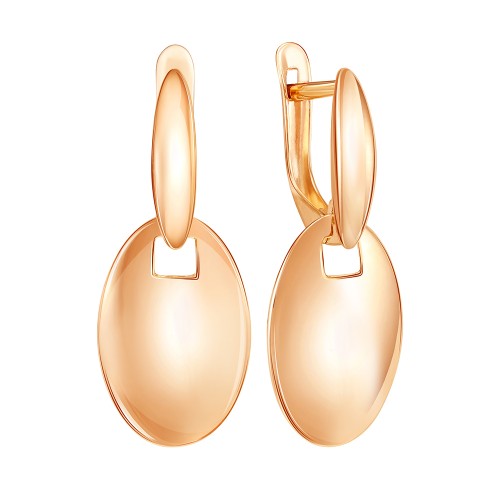 Золотые cерьги висячие