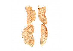 Золотые cерьги висячие