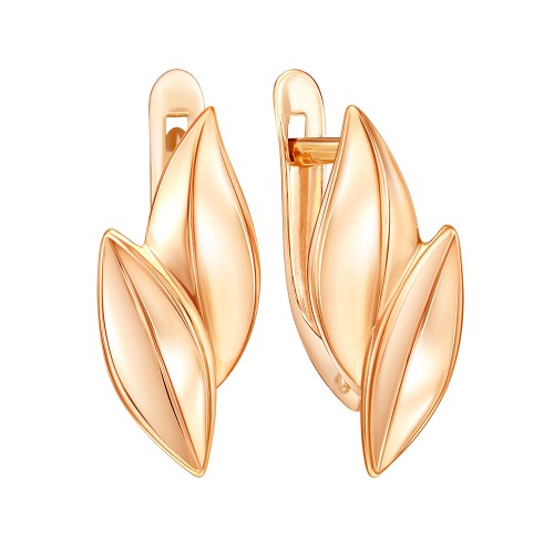 Золотые cерьги классические