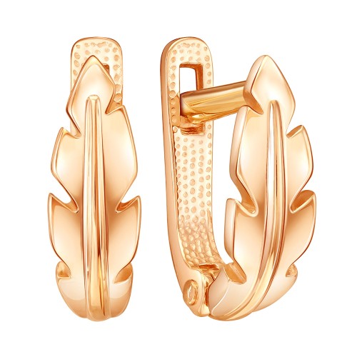 Золотые cерьги классические