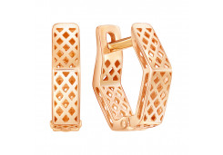 Золотые cерьги классические