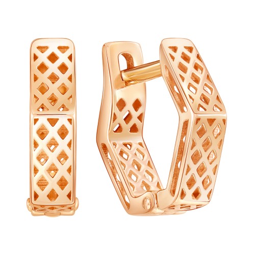 Золотые cерьги классические