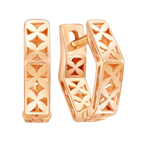 Золотые cерьги классические