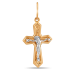 Крест из золота с фианитом
