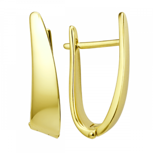 Серьги из желтого золота 585 пробы