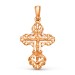 Крест из золота с бриллиантом