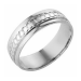 Серебряное обручальное кольцо 