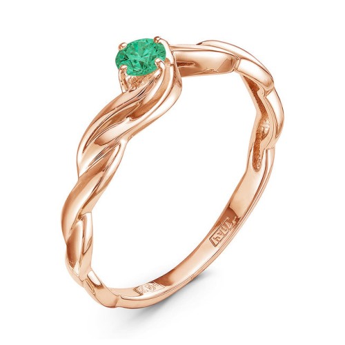 Золотое кольцо с изумрудом