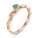 Золотое кольцо с изумрудом