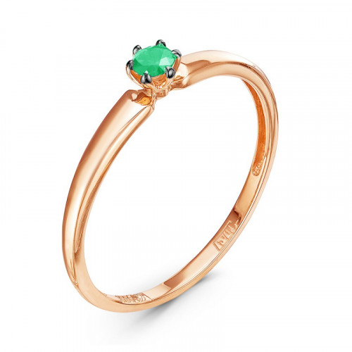 Золотое кольцо с изумрудом