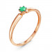 Золотое кольцо с изумрудом