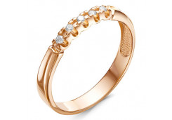 Золотое кольцо с бриллиантом