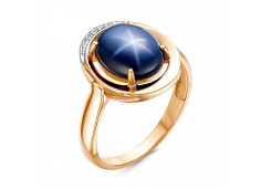 Золотое кольцо с сапфиром