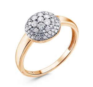 Золотое кольцо с бриллиантом