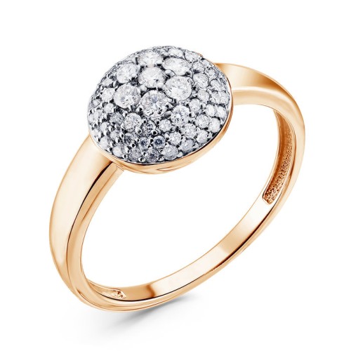 Золотое кольцо с бриллиантом