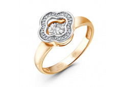 Золотое кольцо с бриллиантом