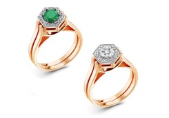 Золотое кольцо с изумрудом