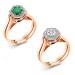 Золотое кольцо с изумрудом