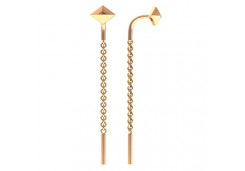 Золотые cерьги классические