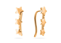 Золотые cерьги классические