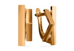 Золотые cерьги классические