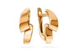 Золотые cерьги классические