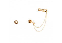 Золотые cерьги пусеты (гвоздики)