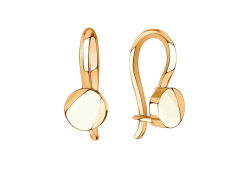 Золотые cерьги классические