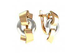 Золотые cерьги классические