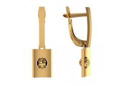 Золотые cерьги висячие
