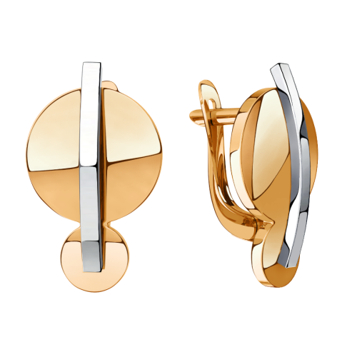 Золотые cерьги классические