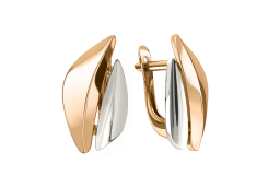 Золотые cерьги классические