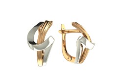 Золотые cерьги классические