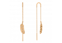 Золотые cерьги классические