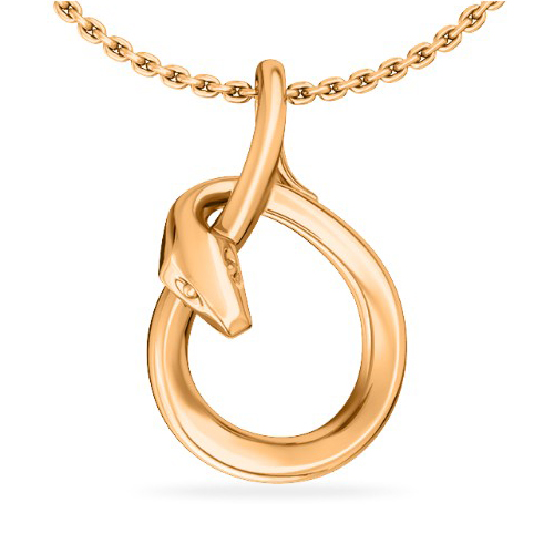 Золотая подвеска 