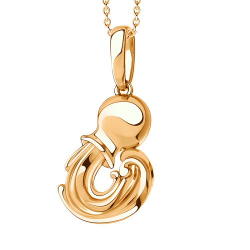 Золотая подвеска 