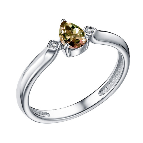 Серебряное кольцо с султанитом