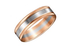 Золотое обручальное кольцо 