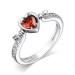 Серебряное кольцо с фианитом