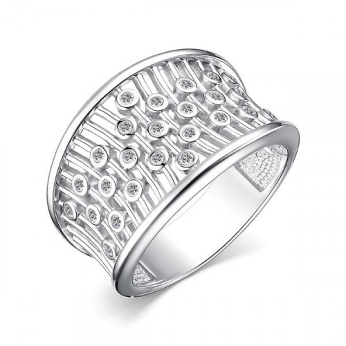 Серебряное кольцо с фианитом