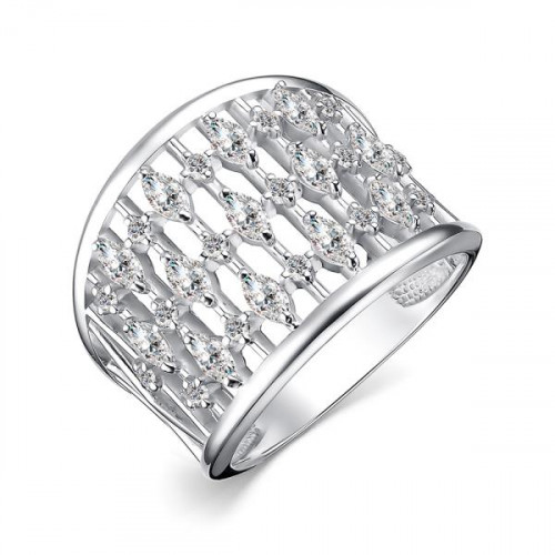 Серебряное кольцо с фианитом