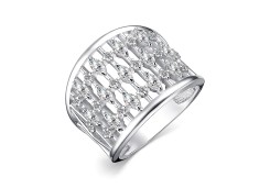 Серебряное кольцо с фианитом