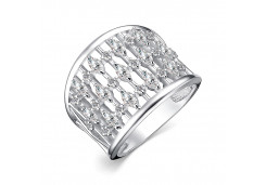 Серебряное кольцо с фианитом