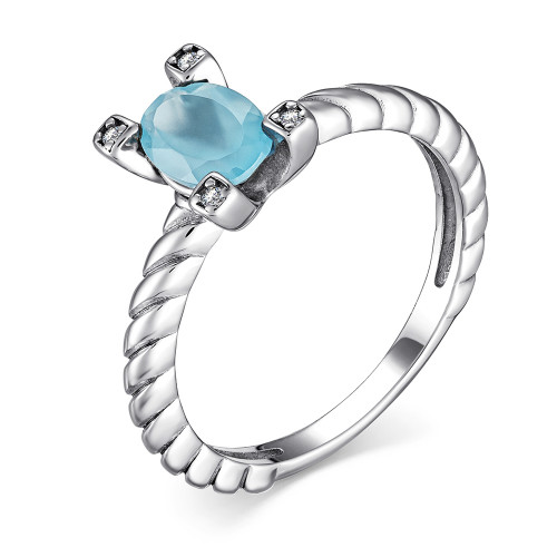 Серебряное кольцо с агатом