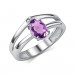 Серебряное кольцо с аметистом